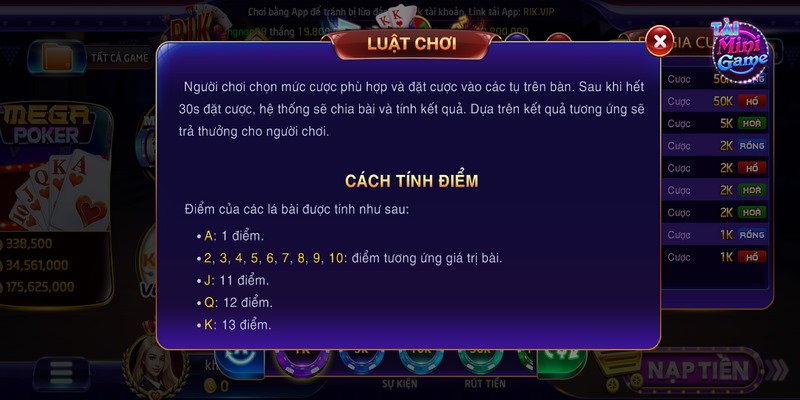 Rồng hổ Rikvip: Tựa game cá cược hàng đầu 2025 3 Cách chơi Rồng Hổ Rikvip chuẩn xác nhất